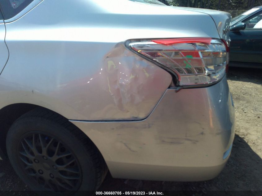 2015 NISSAN SENTRA SR/SL/S/SV/FE+ S - 3N1AB7AP7FY249576