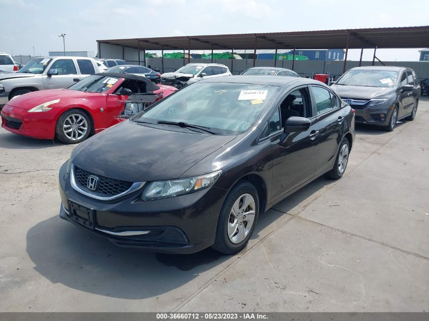 2014 HONDA CIVIC SEDAN LX - 2HGFB2F55EH506320