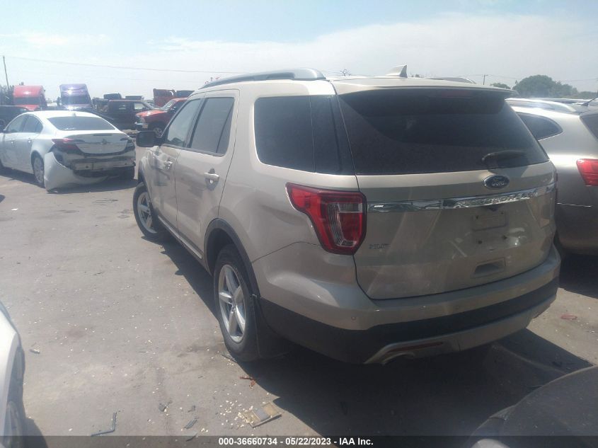 2017 FORD EXPLORER XLT - 1FM5K8DH9HGE01849