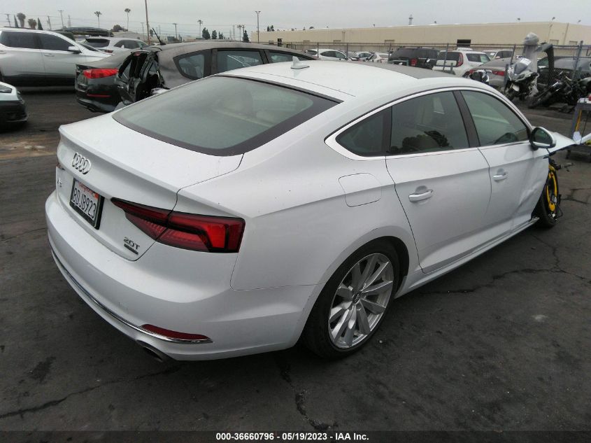 2018 AUDI A5 SPORTBACK PREMIUM - WAUANCF56JA048332