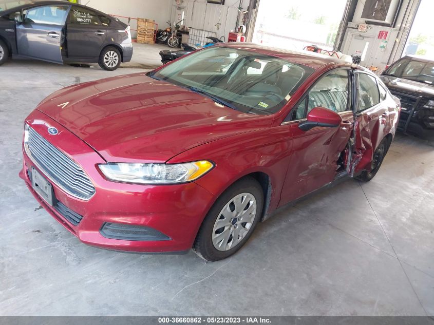 2014 FORD FUSION S - 3FA6P0G79ER355724