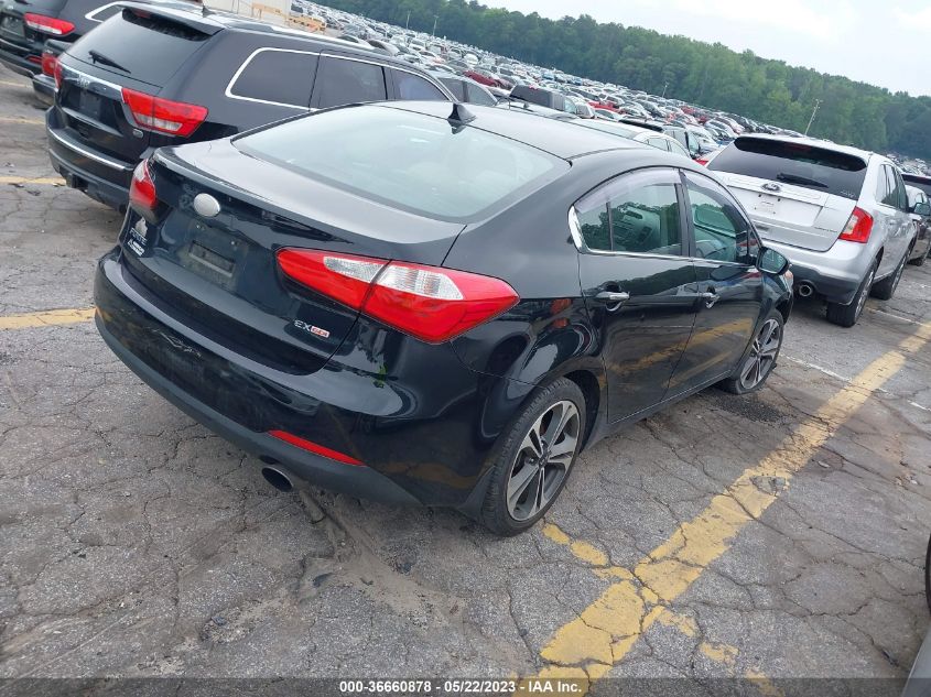2014 KIA FORTE EX - KNAFX4A80E5162753