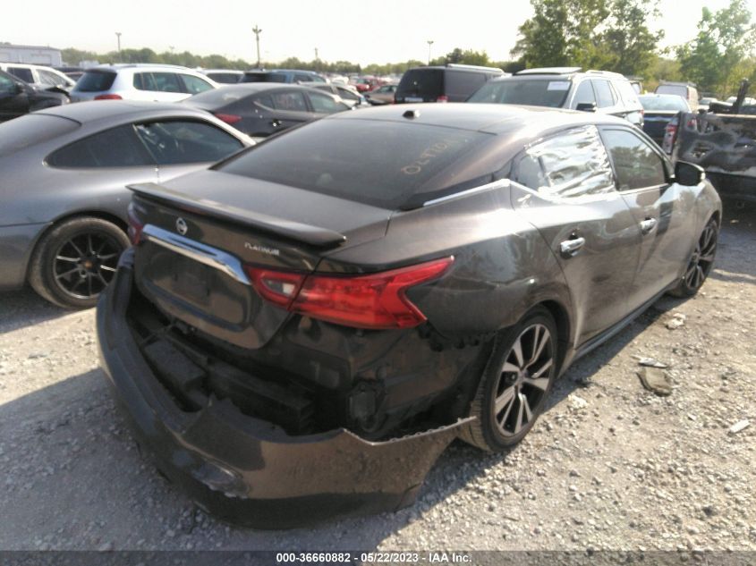 2016 NISSAN MAXIMA 3.5 PLATINUM - 1N4AA6AP9GC388697