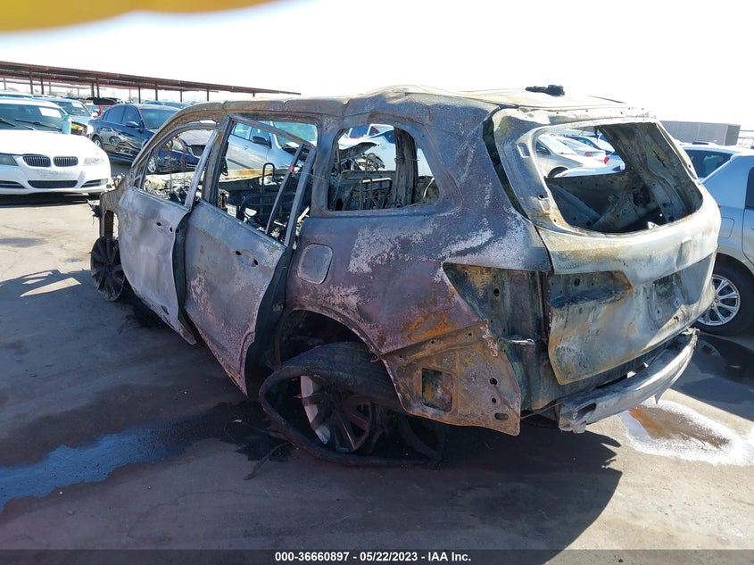 VIN 5FNYF5H32MB044392 2021 HONDA PILOT EX