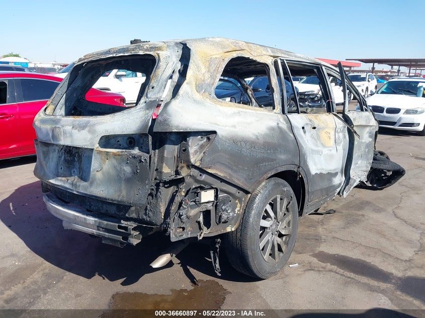 VIN 5FNYF5H32MB044392 2021 HONDA PILOT EX