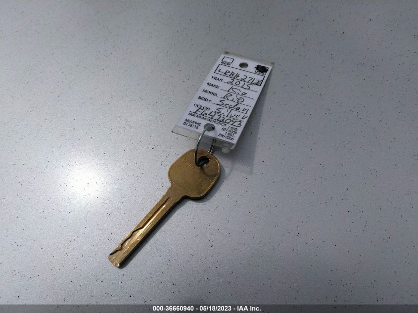2015 KIA RIO LX - KNADM4A33F6422093