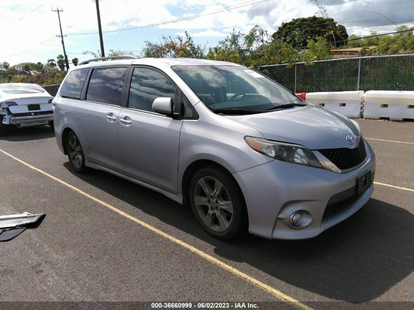 2014 TOYOTA SIENNA SE - 5TDXK3DC9ES480817