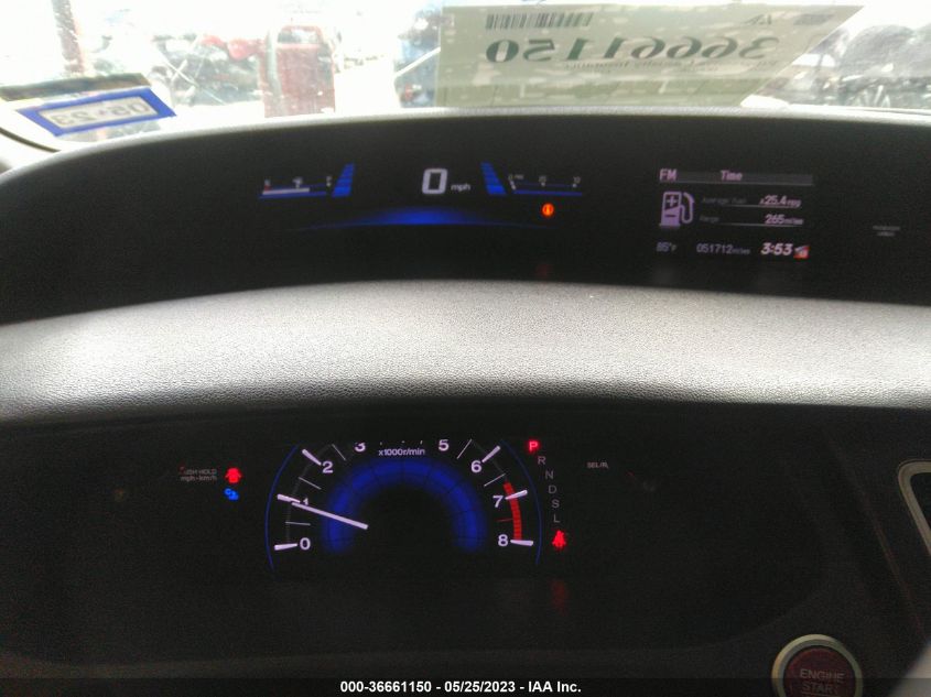 2015 HONDA CIVIC SEDAN EX-L - 19XFB2F99FE085376
