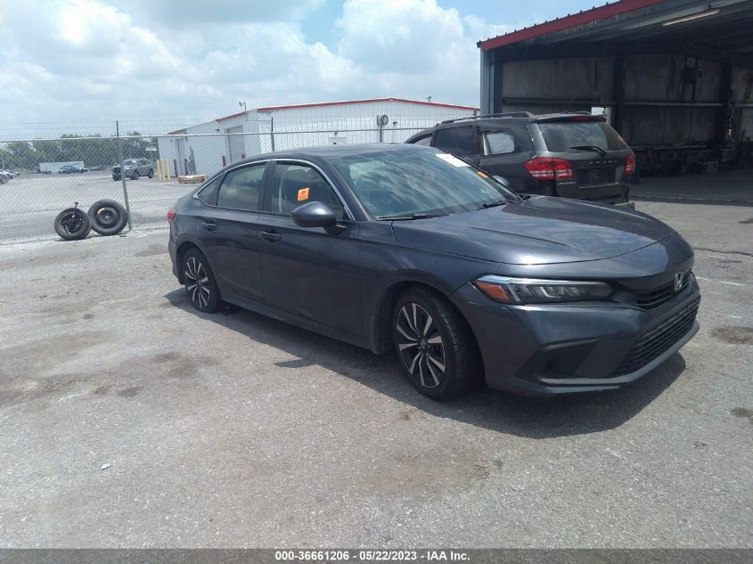 2022 HONDA CIVIC SEDAN EX - JHMFE1F79NX008360
