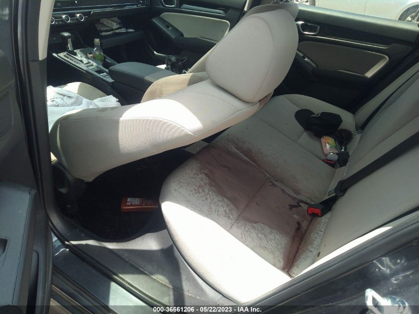 2022 HONDA CIVIC SEDAN EX - JHMFE1F79NX008360