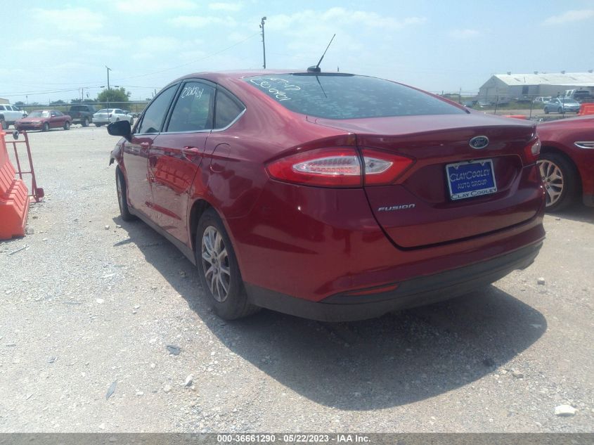 2016 FORD FUSION S - 3FA6P0G7XGR382546