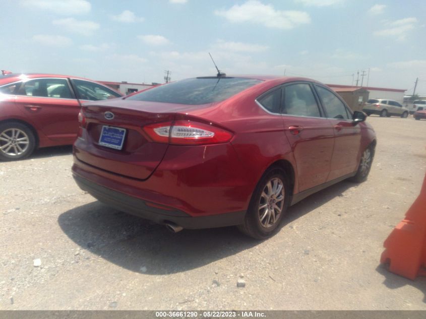 2016 FORD FUSION S - 3FA6P0G7XGR382546