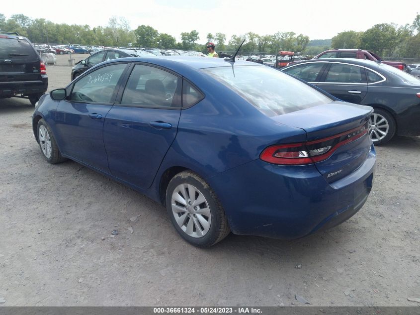 2014 DODGE DART SXT - 1C3CDFBB3ED677499