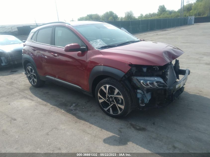 2022 HYUNDAI KONA LIMITED - KM8K5CA3XNU775955