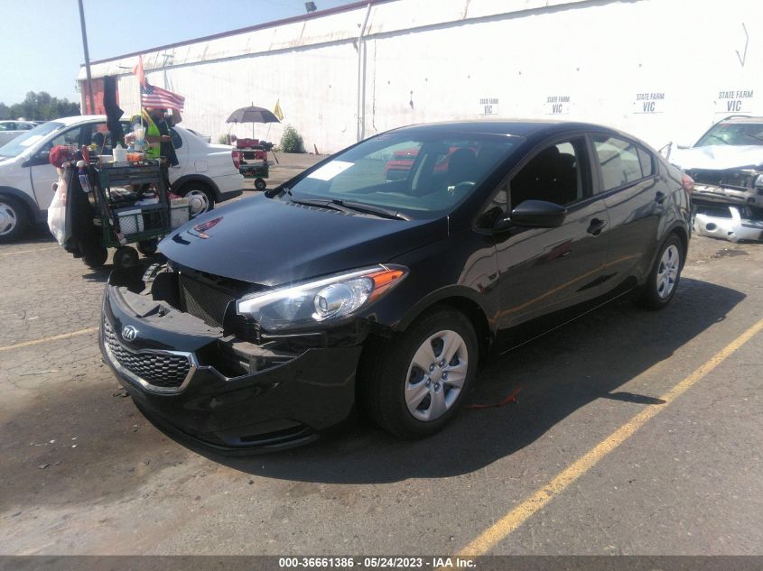 2016 KIA FORTE LX - KNAFK4A66G5566284