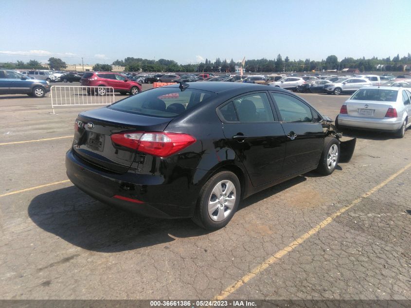 2016 KIA FORTE LX - KNAFK4A66G5566284