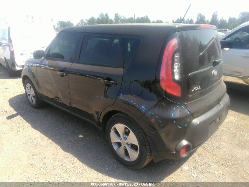2016 KIA SOUL BASE - KNDJN2A21G7320754