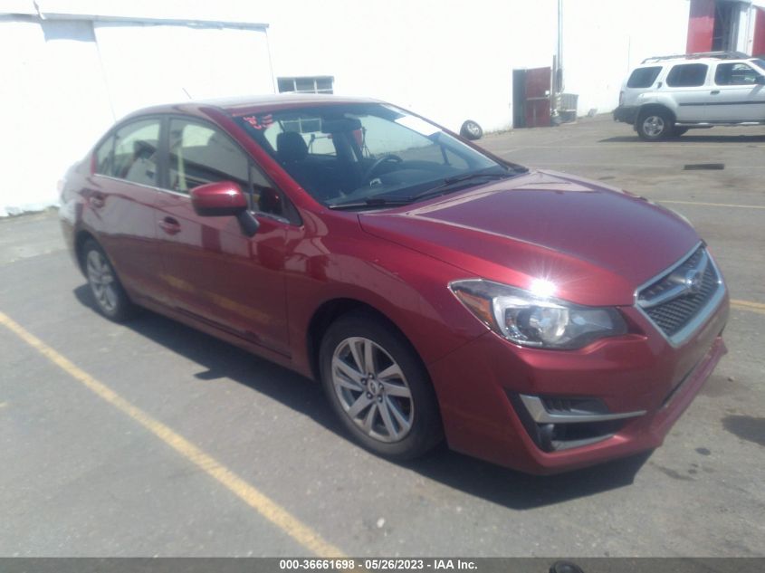 2016 SUBARU IMPREZA SEDAN PREMIUM - JF1GJAB69GH019165