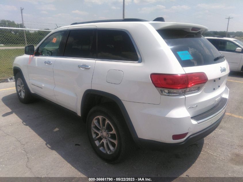 2016 JEEP GRAND CHEROKEE LIMITED - 1C4RJFBG0GC507037