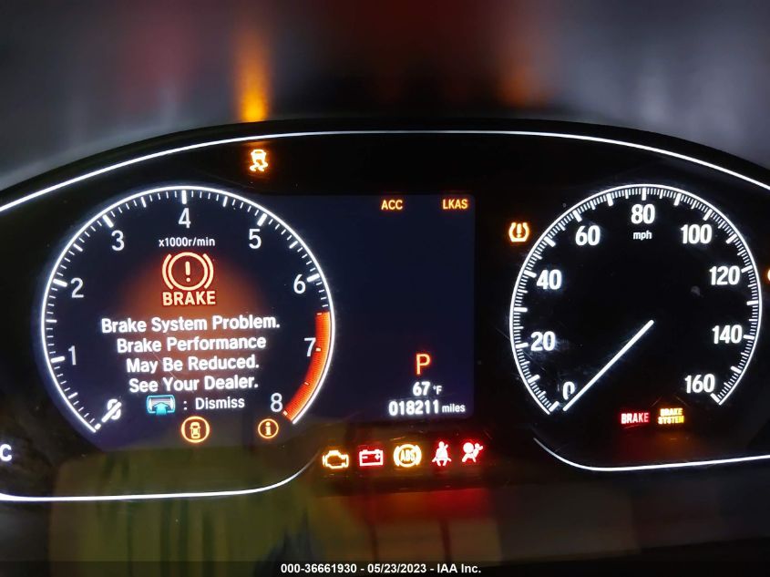 2020 HONDA ACCORD SEDAN SPORT - 1HGCV1F35LA094849