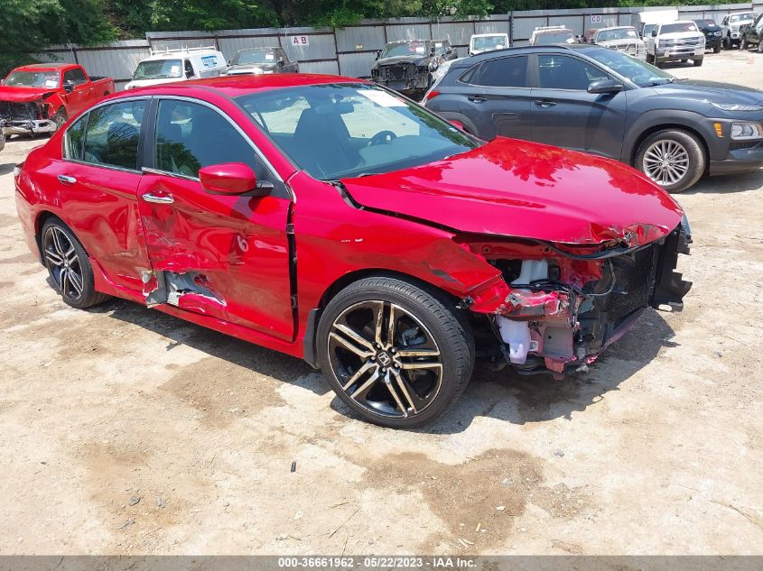 2017 HONDA ACCORD SEDAN SPORT - 1HGCR2F55HA059425