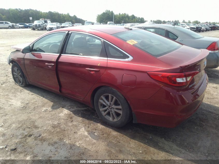 2016 HYUNDAI SONATA 2.4L SE - 5NPE24AF8GH285523