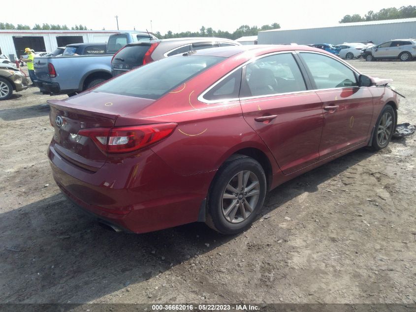 2016 HYUNDAI SONATA 2.4L SE - 5NPE24AF8GH285523