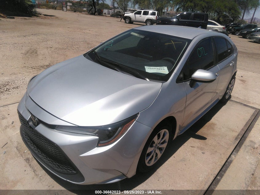 VIN 5YFEPRAE0LP046700 2020 TOYOTA COROLLA LE