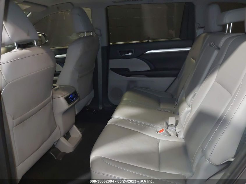 2015 TOYOTA HIGHLANDER XLE - 5TDJKRFH0FS221569