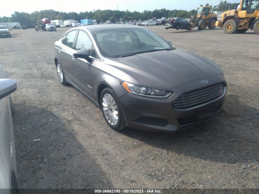 2014 FORD FUSION S HYBRID - 3FA6P0UU0ER368825