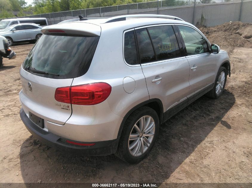 2014 VOLKSWAGEN TIGUAN SEL - WVGBV3AXXEW545680