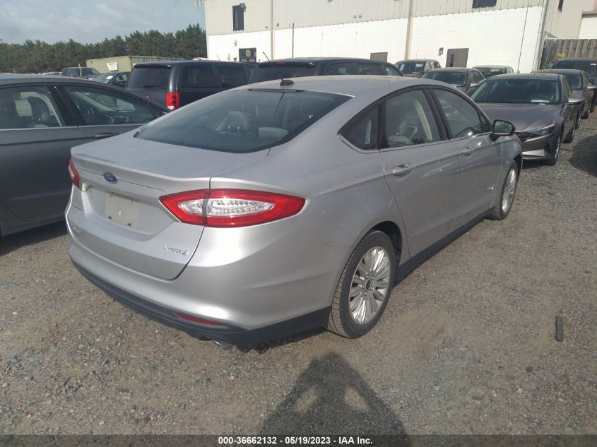 2014 FORD FUSION S HYBRID - 3FA6P0UU1ER368834
