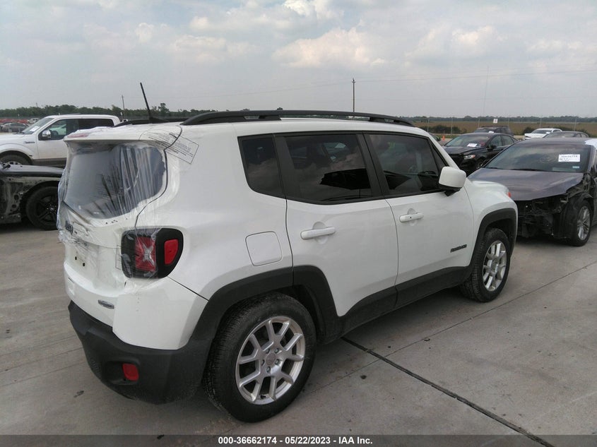 VIN ZACNJABB0KPK80004 2019 JEEP RENEGADE LATITUDE
