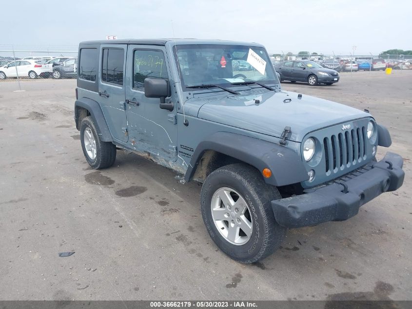 2015 JEEP WRANGLER UNLIMITED SPORT - 1C4BJWDG3FL613771