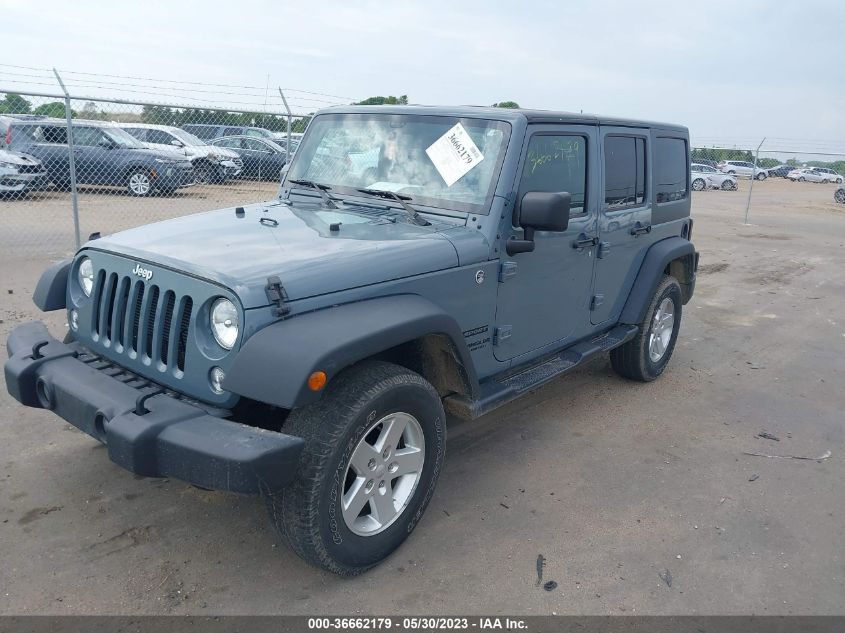 2015 JEEP WRANGLER UNLIMITED SPORT - 1C4BJWDG3FL613771
