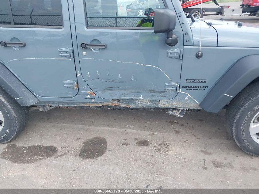 2015 JEEP WRANGLER UNLIMITED SPORT - 1C4BJWDG3FL613771