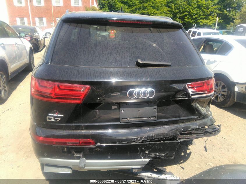 2017 AUDI Q7 PREMIUM - WA1AHAF79HD044391