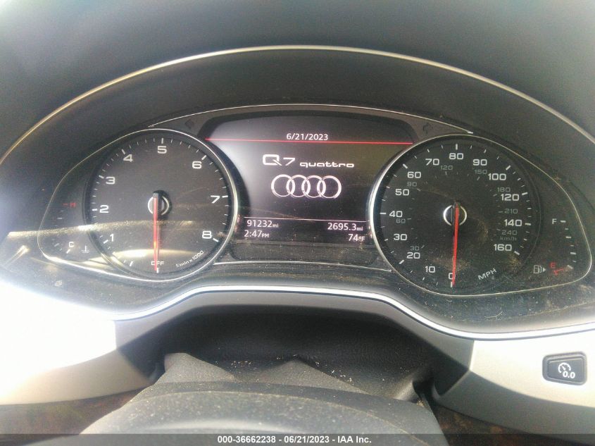 2017 AUDI Q7 PREMIUM - WA1AHAF79HD044391