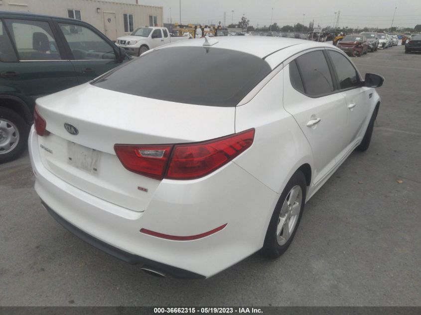 2015 KIA OPTIMA LX - KNAGM4A71F5665049