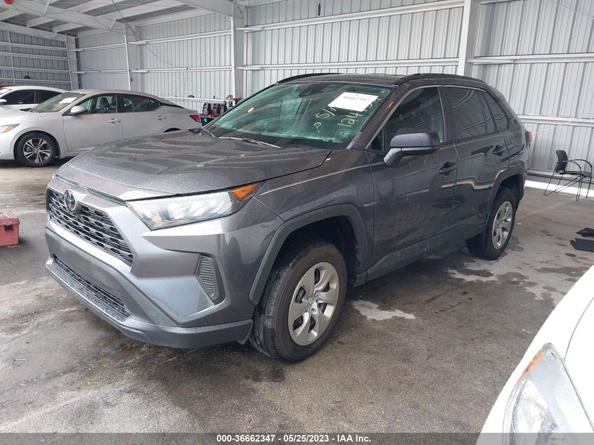 VIN 2T3H1RFV4MC124752 2021 TOYOTA RAV4 LE