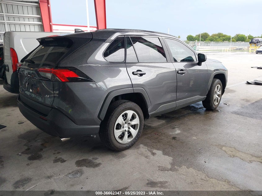 VIN 2T3H1RFV4MC124752 2021 TOYOTA RAV4 LE
