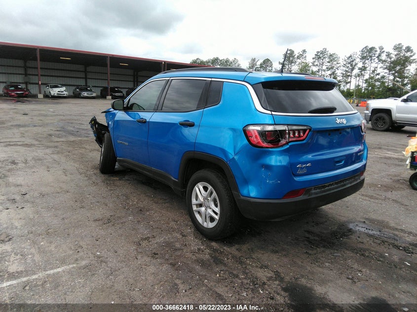 VIN 3C4NJDAB2MT561853 2021 JEEP COMPASS SPORT