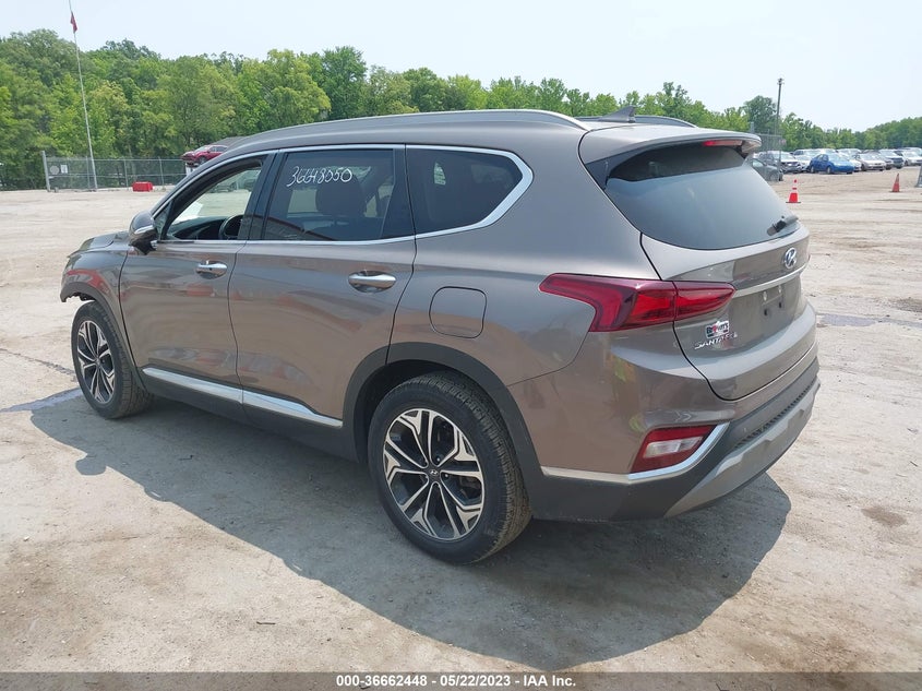 VIN 5NMS53AA7KH034278 2019 HYUNDAI SANTA FE LIMITED