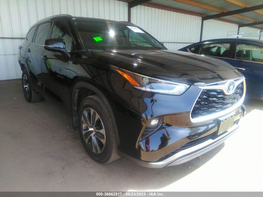 2021 TOYOTA HIGHLANDER HYBRID XLE - 5TDHBRCH9MS535270