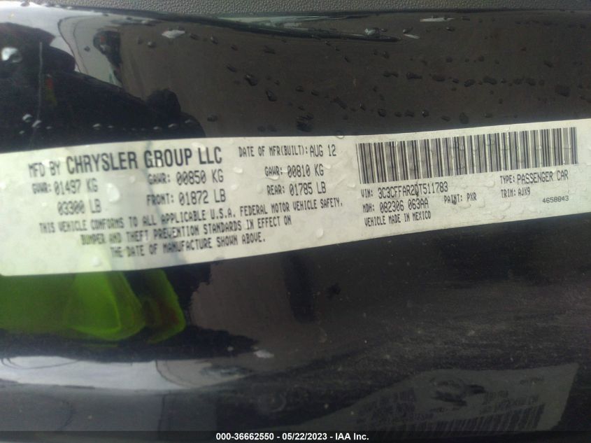 2013 FIAT 500 POP - 3C3CFFAR2DT511783