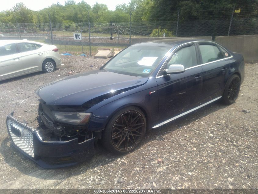 2013 AUDI S4 PREMIUM PLUS WAUDGAFLXDA080084