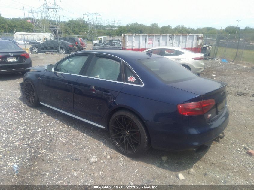 2013 AUDI S4 PREMIUM PLUS WAUDGAFLXDA080084