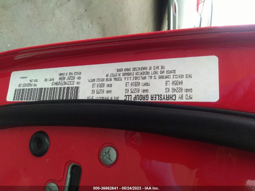 2014 DODGE CHALLENGER SXT - 2C3CDYAG7EH298419