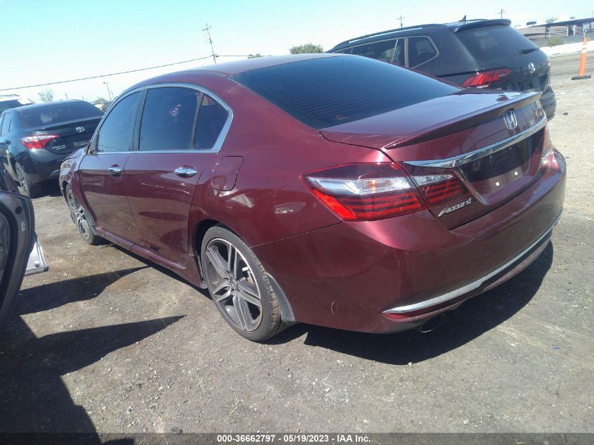 2017 HONDA ACCORD SEDAN SPORT - 1HGCR2F56HA286493