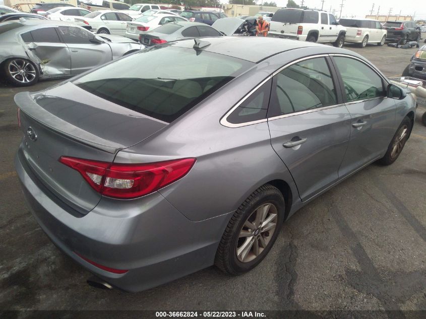 2015 HYUNDAI SONATA 2.4L SE - 5NPE24AF5FH177410